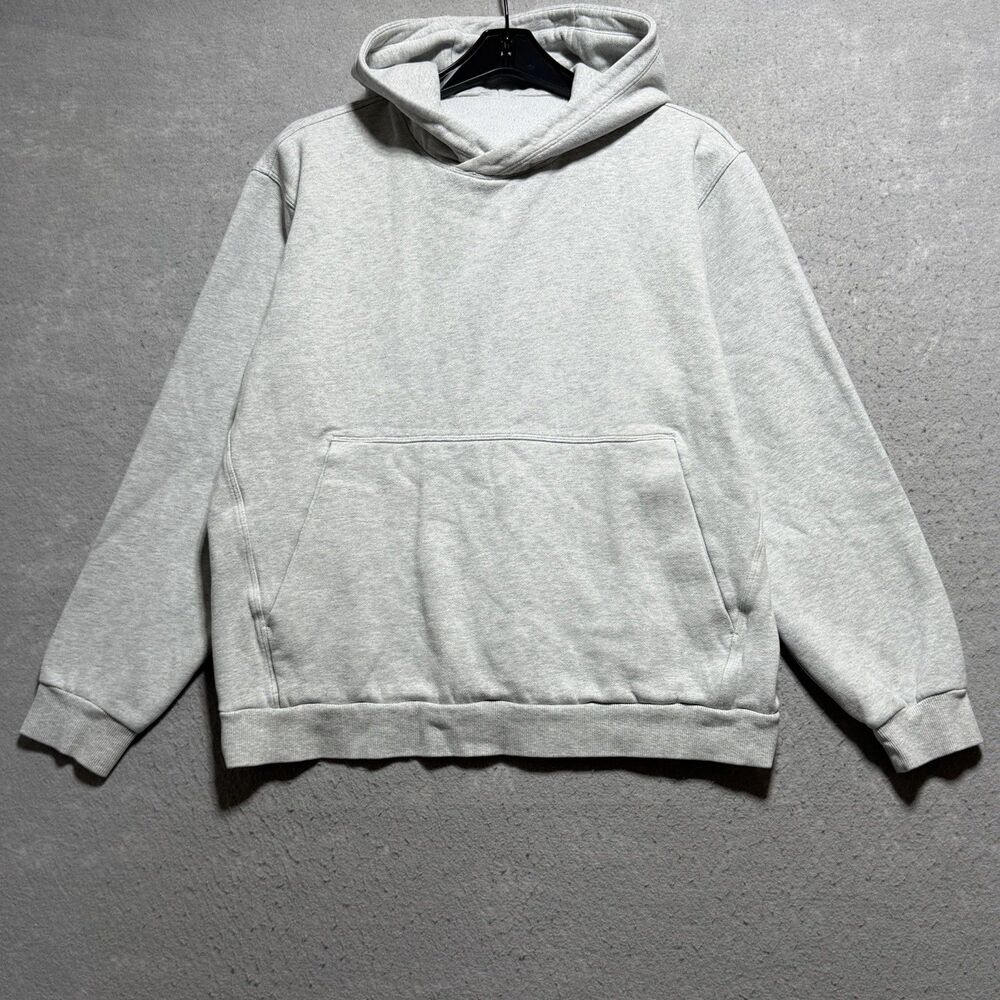 Lululemon Steady State Hoodie Pullover Sweatshirt Mens Medium Gray LM3EXES